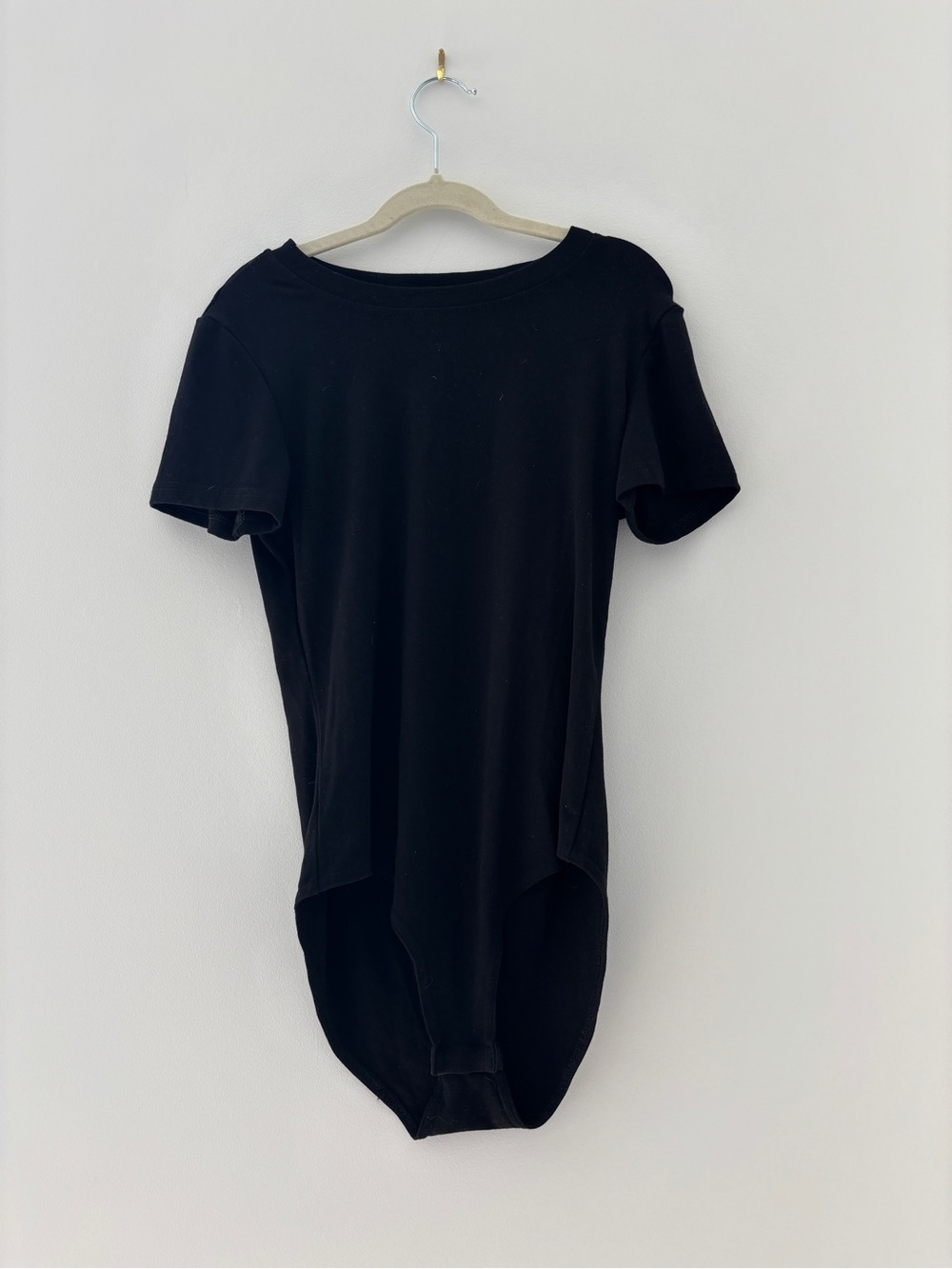Black Short Sleeve Bodysuit